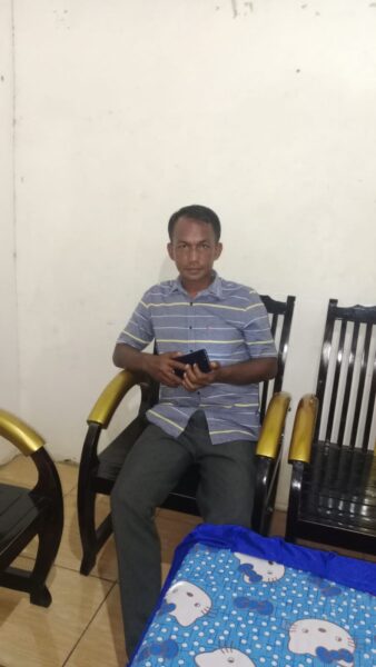 Ketgam: Bahrul Zia selaku Pemuda Wadaga, Kabupaten Muna Barat.