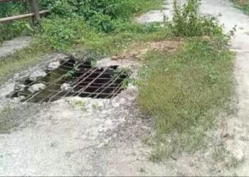 Setahun Usianya, Proyek Jembatan di Desa Wandiri Sudah Rusak