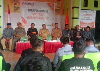 Siaga Panwas: “Satu Tahun Menuju Pemilu 2024”, Bawaslu Mubar Launching Posko Kawal Hak Pilih