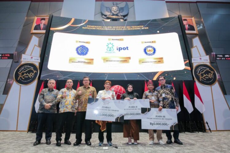 Jadi yang Teraktif Penambahan Rekening Efek, GI FISIP UHO Berhasil Juara 3 dalam BEI Award 2023