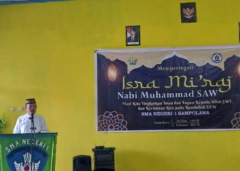 OSIS SMAN 1 Sampolawa Peringati Isra Mi’raj 1444 H/2023 M
