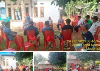 Jumat Curhat, Polsek Lawa Sambangi Masyarakat Madampi