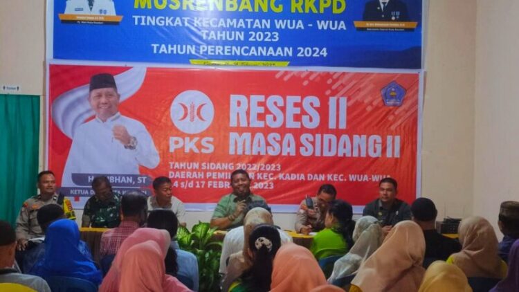Reses di Kecamatan Wua-Wua, Ketua DPRD Kota Kendari Subhan Siap Perjuangan Aspirasi Warga