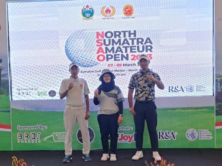 Peserta Berasal dari Berbagai Negara, Dua Atlet Golf Sultra Ikuti Turnamen NSAO 2023 di Sumatera Utara