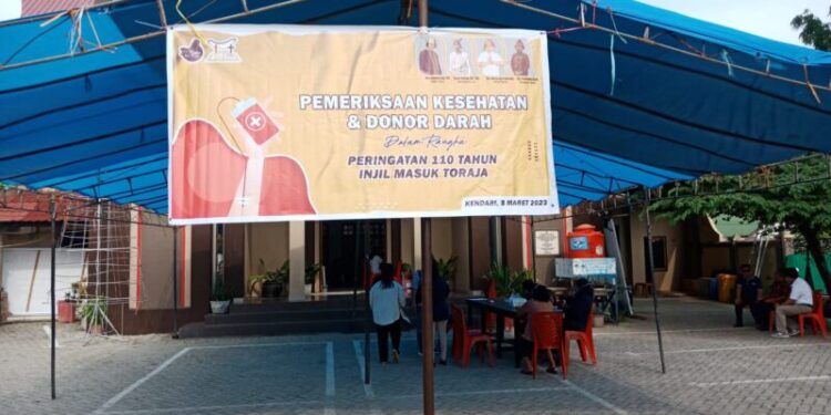 Peringati 110 Tahun Injil Masuk Toraja, Masyarakat Toraja di Kendari Gelar Donor Darah