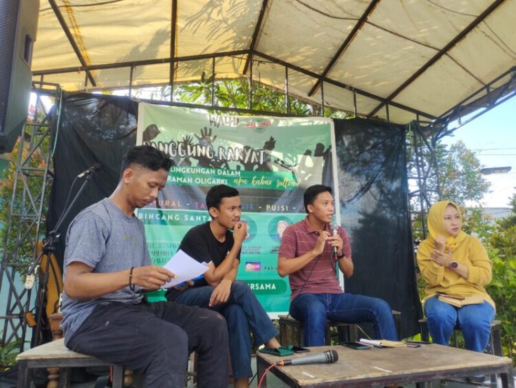 Walhi Gelar Panggung Rakyat “HAM dan Lingkungan Dalam Cengkraman Oligarki, Apa Kabar Sulawesi Tenggara”