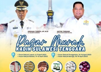 Mudahkan Warga, Kadin Sultra dan Pemkot Kendari Bakal Adakan Pasar Murah Ramadhan