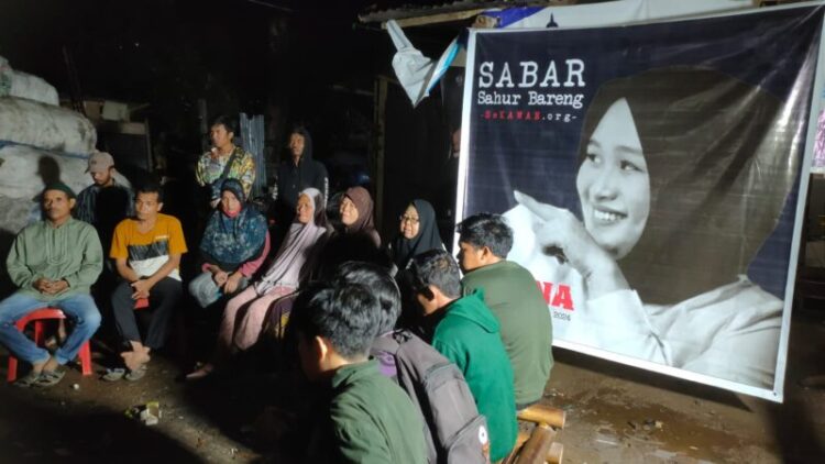 Lagi Kelompok Kerja SeKAWAN GIONA Sahur Bersama Komunitas Pemulung
