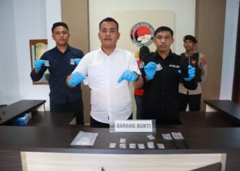 Edarkan Sabu, Seorang Wanita Berhasil Diringkus Satres Narkoba Polresta Kendari
