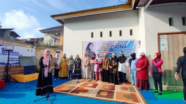 Emak-Emak Deklarasi Dukung Giona Nur Alam Jadi Wali Kota Kendari 2024