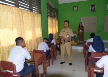 Pj Wali Kota Kendari Lakukan Monitoring Guna Pastikan Pelaksanaan USBD Berjalan Lancar