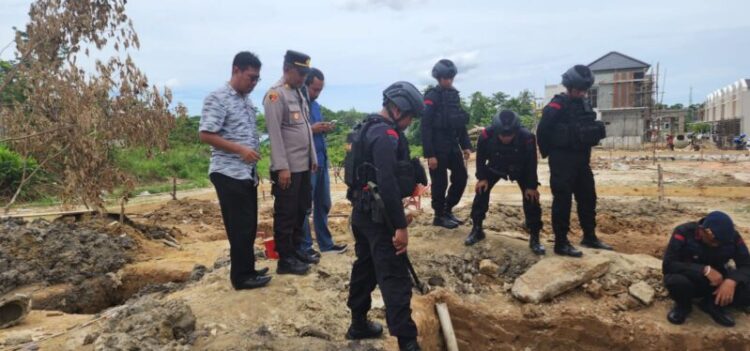 Buruh Bangunan di Kendari Temukan Bom Diduga Peninggalan Perang Dunia II di Kompleks The Villas
