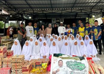 Berbagi di Bulan Ramadhan, IMI Sultra Salurkan 55 Paket Sembako ke Ponpes Tarbiyatul Qur’an Asga Darul Muttaqin