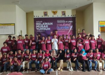 Semangat Gotong Royong, Relawan Mubar Tumbuh Siap Berkontribusi Bagi Daerah