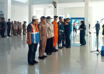 KSOP Kendari Lakukan Apel Gabungan Wujudkan Mudik Aman dan Berkesan