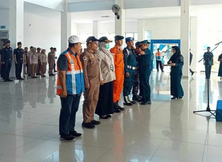 KSOP Kendari Lakukan Apel Gabungan Wujudkan Mudik Aman dan Berkesan