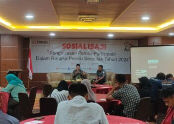 Sosialisasi Pengawasan Partisipatif Pemilu 2024, Bawaslu Kota Kendari Ajak Semua Elemen Terlibat