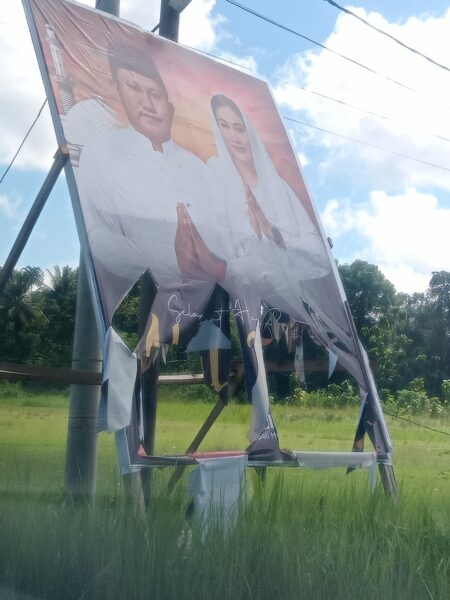 Balihonya Dirusak OTK, La Ode Darwin Imbau Tim dan Simpatisan Agar Tetap Tenang dan Tak Terpancing