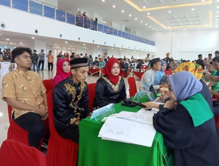 Peringatan HUT Kota Kendari ke-192, 44 Pasangan Pengantin Ikuti Sidang Isbath Nikah Terpadu
