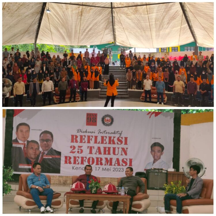 Lewat Diskusi Interaktif, PENA 98 dan FIB UHO Refleksikan 25 Tahun Reformasi yang dihadiri Ratusan Mahasiswa