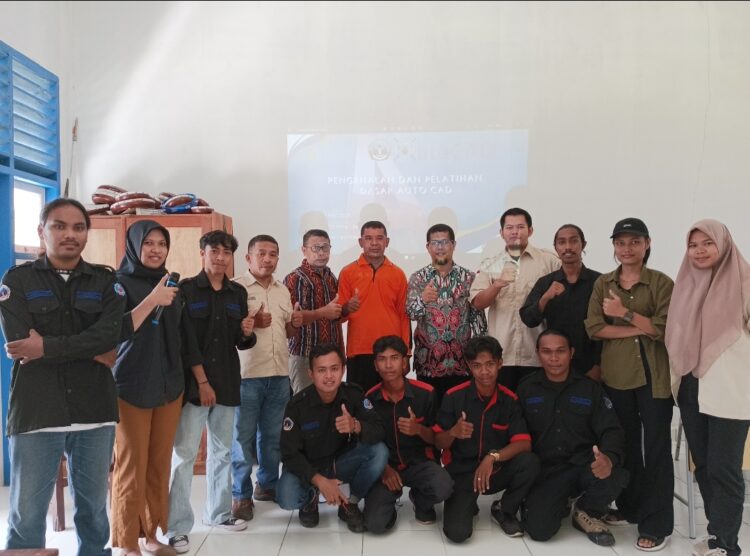 Pengabdian Masyarakat, Prodi Teknik Perkapalan USN Kolaka Gelar Pelatihan Software AutoCad kepada Pelajar SMKN 1 Buteng