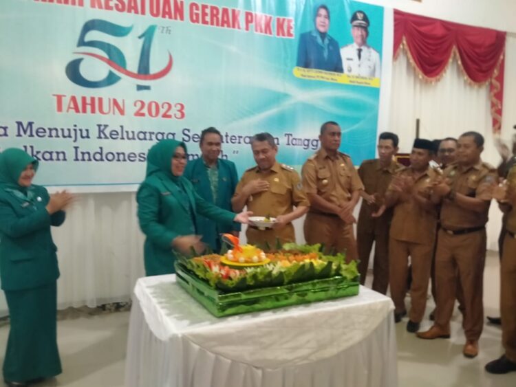 Peringati HKG ke 51, TP PKK Muna Gelar Lomba Pameran UP2K Tampilkan Kearifan Lokal
