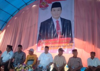 La Ode M. Rajiun Tumada Silaturahmi dengan Masyarakat Desa Kondongia Sekaligus Peresmian Katumbu Gola