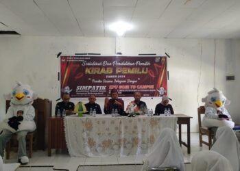 KPU Kabupaten Muna Sosialisasi dan Pendidikan Pemilih, Kirab Pemilu 2024 di Universitas Karya Persada Muna