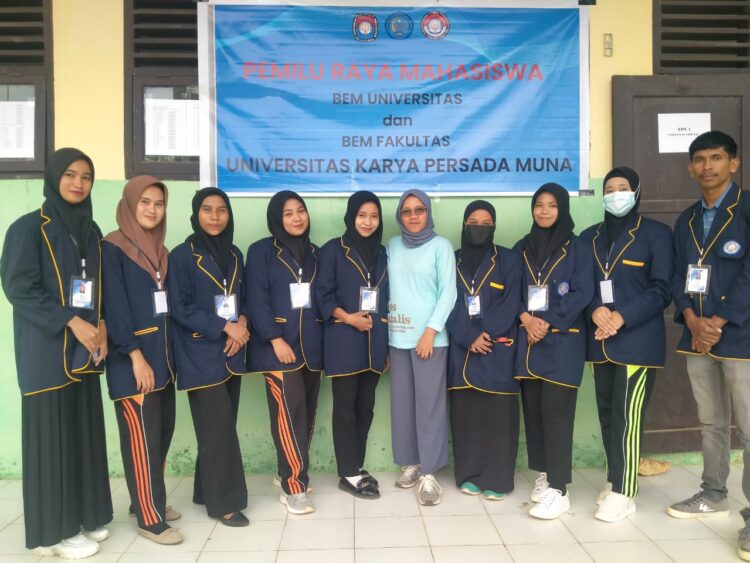 Pemilihan Ketua BEM Universitas dan Ketua BEM Fakultas Universitas Karya Persada Muna Berjalan Lancar