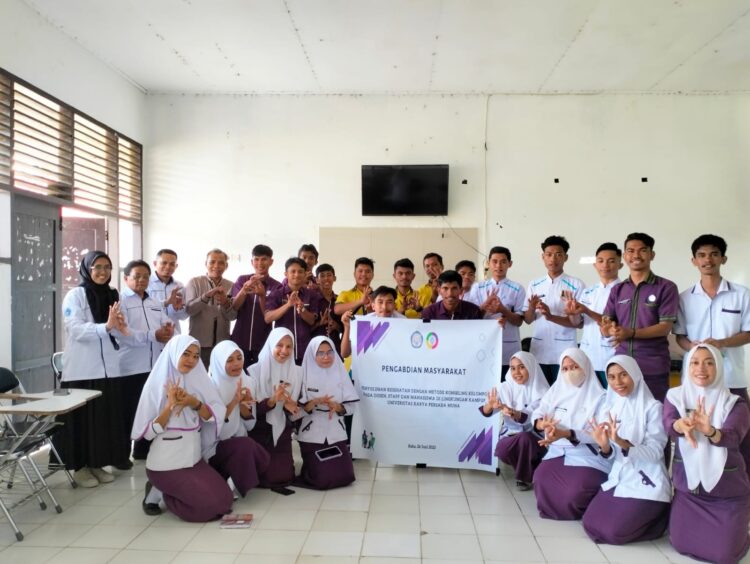 Pengabdian masyarakat, Universitas Karya Persada Muna Lakukan Sosialisasi tentang Bahaya Rokok di Lingkup Kampus