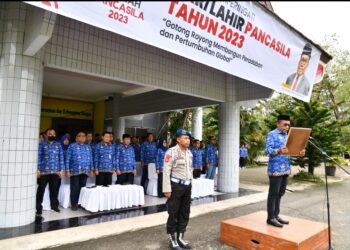 Pimpin Upacara Peringatan Hari Lahir Pancasila, Rektor UHO Sampaikan ini