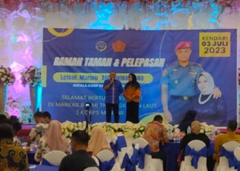 Momen Ramah Tamah dan Pelepasan Kepala KSOP Kendari Letkol Marinir Agus Winartono