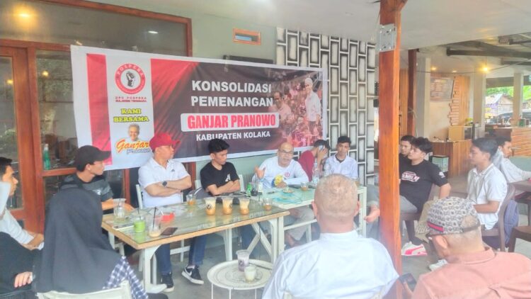 Menangkan Ganjar Pranowo di Pilpres 2024, DPD Pospera Sultra Konsolidasi di Kolaka