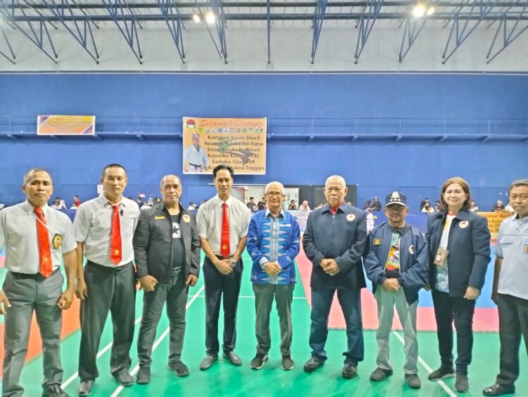 Kejuaraan Karate INKAI Wilayah Zona 5 di Kota Kendari Resmi Dibuka, Diikuti Ratusan Peserta