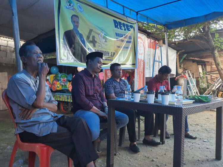 Peduli Dengan Rakyat, Sahabuddin Gelar Reses di Lorong Sidenreng Kelurahan Korumba