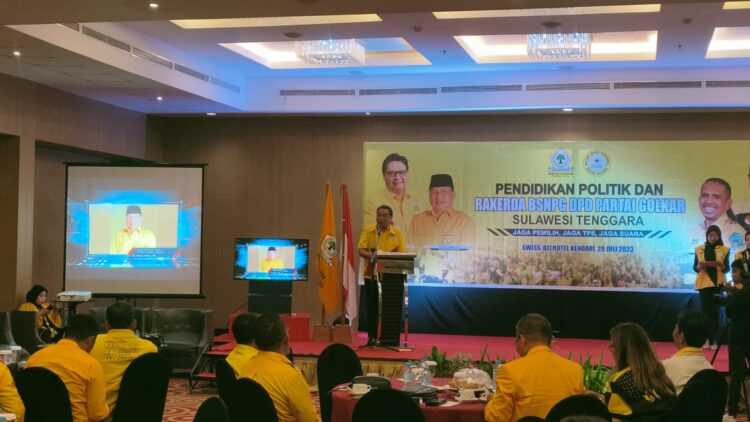 Satukan Persepsi & Kuatkan Tekad, BSNPG Sultra Gelar Dikpol dan Rakerda Menangkan Golkar di Pemilu 2024