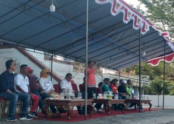 65 Barisan Gerak Jalan Indah tingkat SMP di Muna Meriahkan HUT RI Ke-78