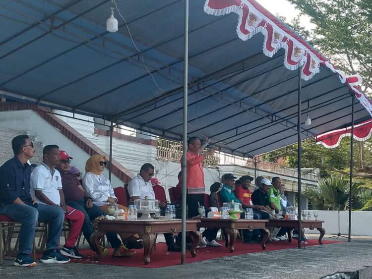 65 Barisan Gerak Jalan Indah tingkat SMP di Muna Meriahkan HUT RI Ke-78