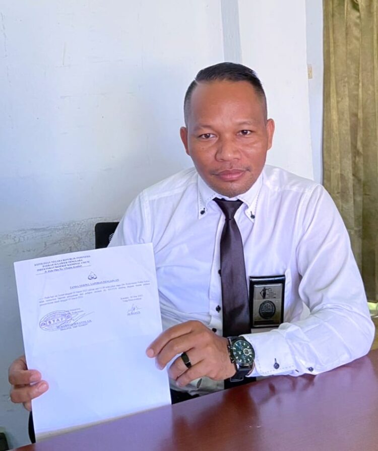 Perkara Penyerobotan Lahan di Laonti Diadukan Ke Itwasda Polda Sultra