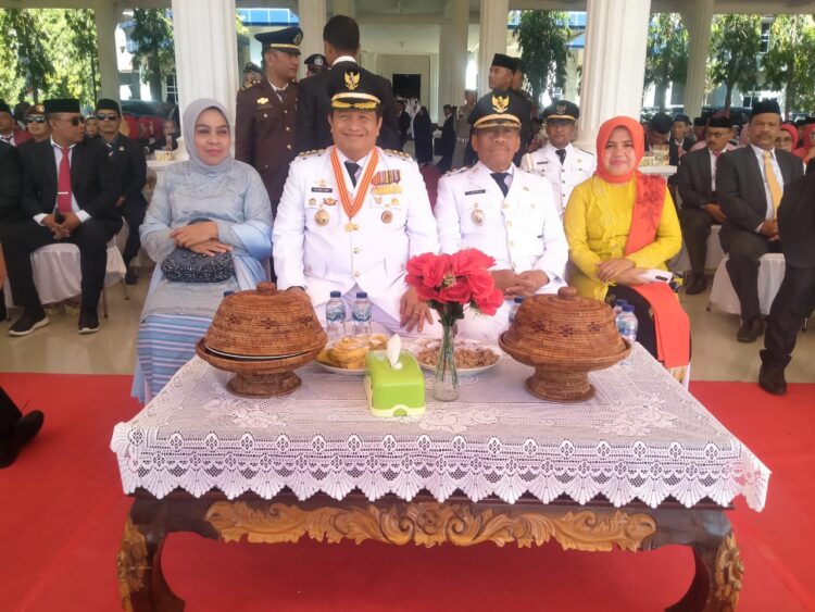 Upacara Peringatan HUT RI ke-78, Bupati Muna Rusman Emba Bertindak sebagai Inspektur
