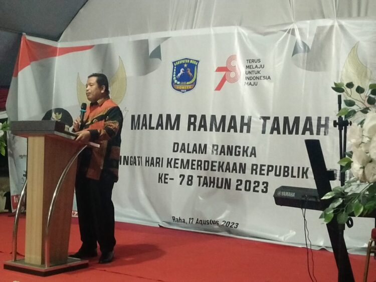 Pemda Muna Gelar Malam Ramah Tamah dalam rangka Memperingati HUT Kemerdekaan RI ke-78