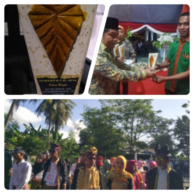 Universitas Karya Persada Muna Juara Pertama Lomba Pawai Budaya Tingkat Instansi Vertikal BUMN dan Perguruan Tinggi