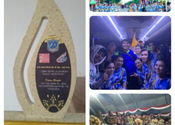 Desa Banggai Raih Juara Dua Lomba Gerak Jalan Indah Tingkat Umum Putri
