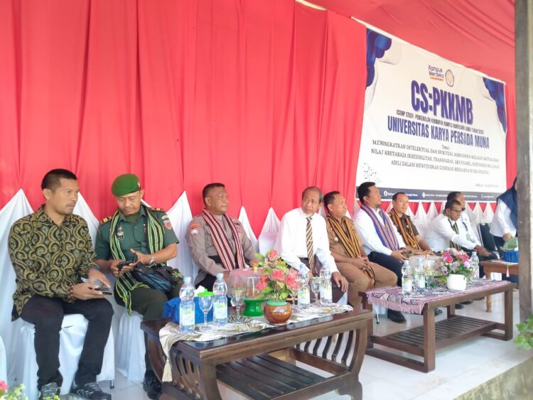 Sambut Mahasiswa Baru, PKKMB Universitas Karya Persada Muna Resmi Dibuka