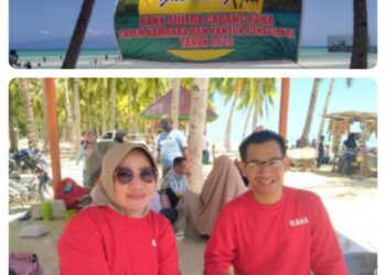 Eratkan Persaudaraan Sesama Karyawan, Bank Sultra Cabang Raha, Capem Kambara dan Kantor Fungsional Gelar Family Gathering 2023