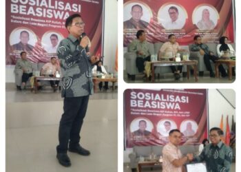 Kepala Puslapdik Kemendikbud Ristek Sosialisasi Beasiswa KIP Kuliah, BPI dan LPDP Dalam dan Luar Negeri S1, S2 dan S3 di USN Kolaka
