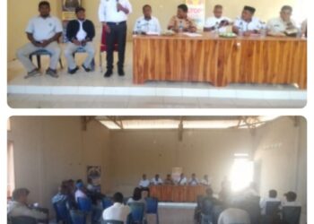 Kadis DPMD Muna hadiri Rapat Penetapan Penambahan Dusun dan Penyelenggaraan Pemerintahan di Desa Banggai