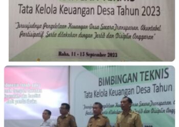 DPMD Muna Laksanakan Bimtek Tata Kelola Keuangan Desa Tahun 2023 untuk Bendahara Desa dan Sekertaris Desa