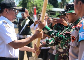 Buka TMMD ke 118, Wakil Bupati Muna Sampaikan Amanat Bupati LM Rusman Emba