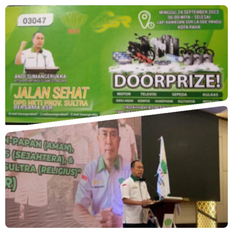 Ribuan Warga Bakal Ramaikan Jalan Sehat HKTI Sultra di Muna